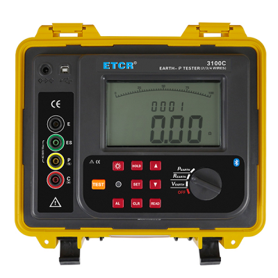 TesterMeter-ETCR3100C-2/3/4Wires Earth Resistance Soil Resistivity Tester,ground resistance tester,GEO Tester