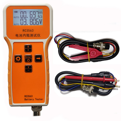 TesterMeter-RC3563 High-precision Battery Internal Resistance Detector True Four-wire AC Lithium Lead Acid Lithium Car Battery Tester,Portable AC Internal Resistance Tester (ACR@1KHz) for All Batteries 0-