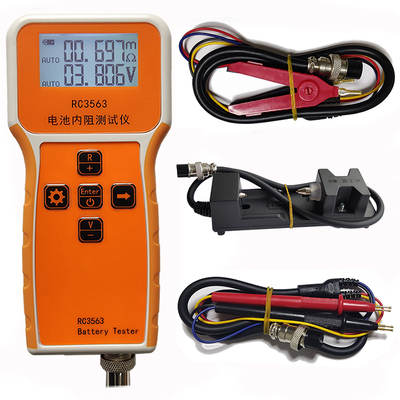 TesterMeter-RC3563 High-precision Battery Internal Resistance Detector True Four-wire AC Lithium Lead Acid Lithium Car Battery Tester,Portable AC Internal Resistance Tester (ACR@1KHz) for All Batterie