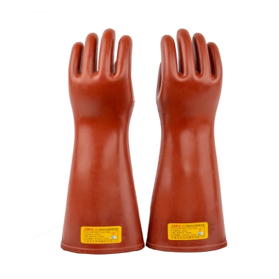 TesterMeter-S020-20KV high voltage Electrician Prevent Electric Natural Rubber Insulated Insulating Gloves