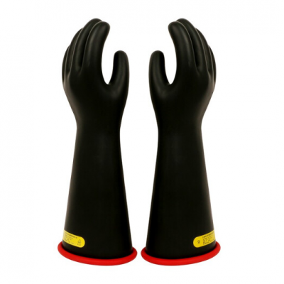 TesterMeter-R020-20KV high voltage Electrician Prevent Electric Natural latex insulated insulating gloves-Latex