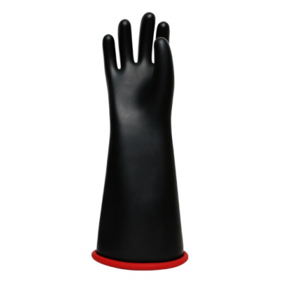 TesterMeter-R020-20KV high voltage Electrician Prevent Electric Natural latex insulated insulating gloves-Latex