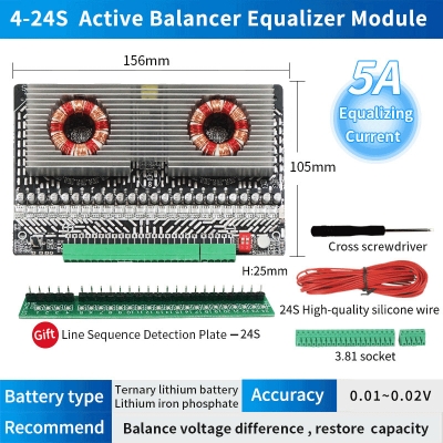 TesterMeter-lithium battery pack transformer inverter active equalization module