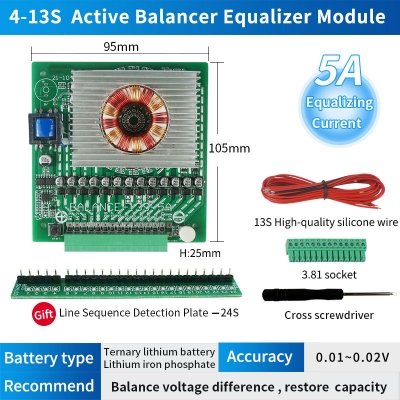 TesterMeter-lithium battery pack transformer inverter active equalization module