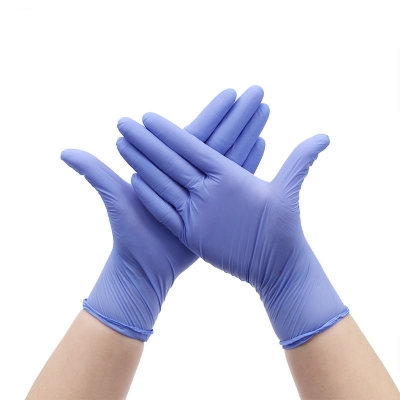 TesterMeter-9 inch 3.5g Ice Blue Examination Nitrile Gloves