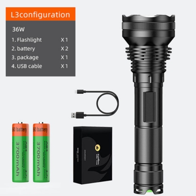 TesterMeter-L3-P90 zoomable flashlight