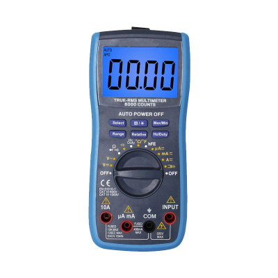 TesterMeter-DM6000A Digital Multimeter and Analyzer TRMS 6000 Counts Volt Meter Ohmmeter Auto-Ranging Tester; Accurately Measures Voltage Current Resistance Diodes Continuity Duty-Cycle Capacitance Te