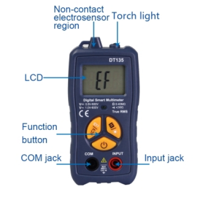 Xtester-DT135 True RMS Digital Smart Multimeter