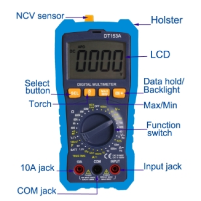 Xtester-DT153A,DT153B True RMS Digital Smart Multimeter