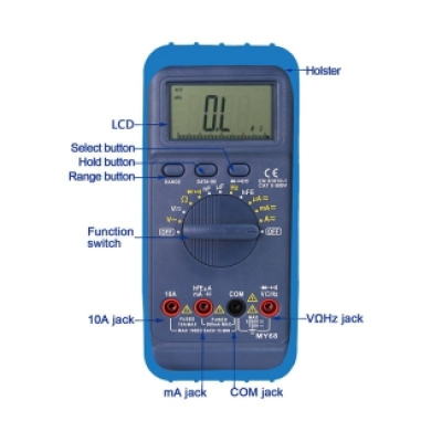 Xtester-MY68(CE VERSION) True RMS Digital Smart Multimeter