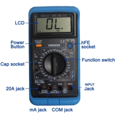 Xtester-M890G True RMS Digital Smart Multimeter