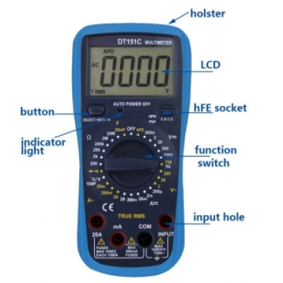 Xtester-DT151C,151D,151G True RMS Digital Smart Multimeter