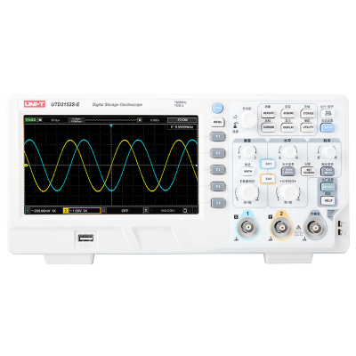 Xtester- UNI-T UTD2202CEX+ 8 Inch TFT LCD Digital Storage Oscilloscope 100MHz Bandwidth 2 Channels 800X480 WVGA Phosphor