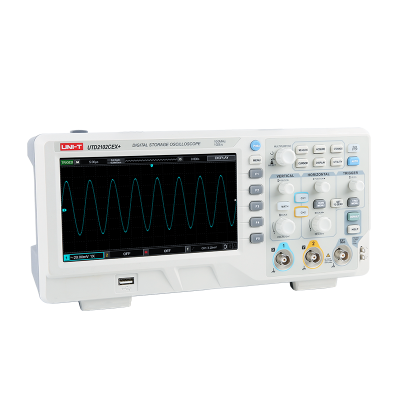 Xtester- UNI-T UTD2202CEX+ 8 Inch TFT LCD Digital Storage Oscilloscope 100MHz Bandwidth 2 Channels 800X480 WVGA Phosphor