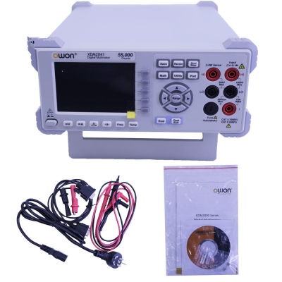 Xtester- OWON XDM2041 Portable Bench-Type Digital Multimeter 55000 Counts AC DC Voltage Current Resistance Tester