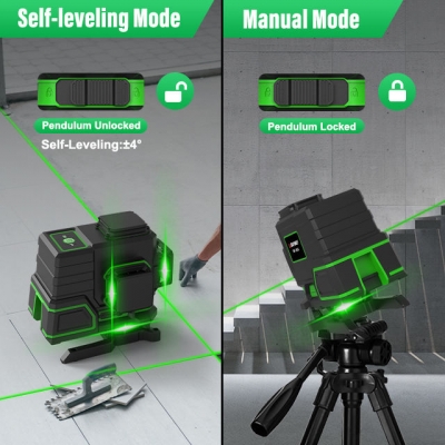 Testermeter-SW-383G Laser Level self leveling/ manual mode