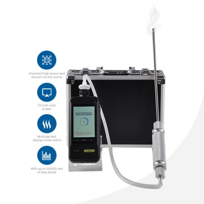 Testermeter-SKZ1050E portable color screen CO H2S CO2 O2 EX NOX VOC Multi 4 In 1 gas concentration analyser