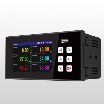 Testermeter-SUP-6000C recorder with rs232 paperless data logger date paperless recorder