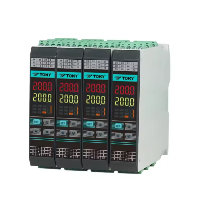 Testermeter-T323B-DF-4PT8 Intelligent PID Algorithm Adjustment Digital Display Rail Mounted 4 Loops Temperature Controller