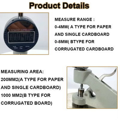 Testermeter-SKZ106A Digital display 0-6mm thickness tester thickness gauge meter for paper and cardboard