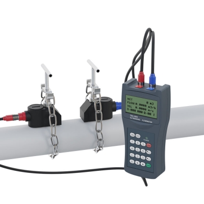 Testermeter-MIK-UF River Water Compact Portable Type Ultrasonic Flowmeter RS232 OTC Output (6~1000ms) 0.2~32m/s 90~230VAC DN20 ~ DN6000 IP67