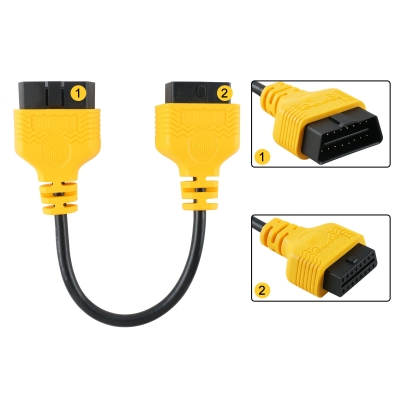 Testermeter-OBD 2 Diagnostic Adapter Cable Car OBD2 II ELM327 Extend Connector Scanner