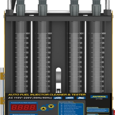 Testermeter-CT150 OEM AutomotiVe 4 Cylinder Auto Car Fuel Injector Tester Ultrasonic Cleaning