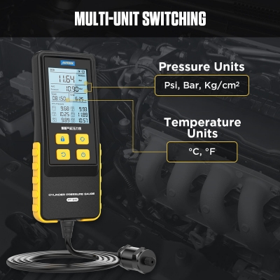 Testermeter-PT610 Intelligent Cylinder Pressure Gauge Cylinder Tester Auto Test Tool