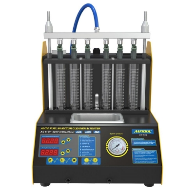 Testermeter-Ct200 Injector Cleaner Petrol Car Injector Tester Injector Cleaner Car Motorcycle 6 Cylinder Cleaner