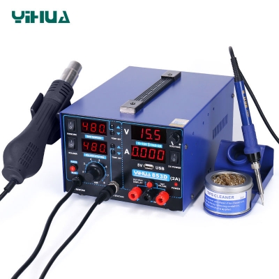 Testermeter- 853D USB 2A mobile phone repair soldering rework station