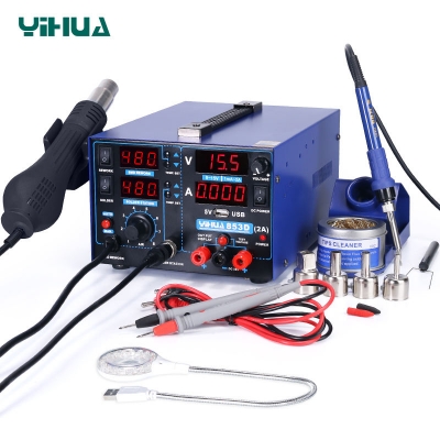 Testermeter- 853D USB 2A mobile phone repair soldering rework station