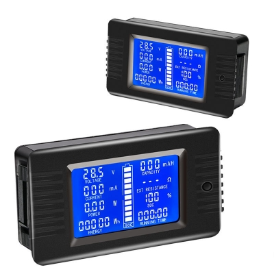 Testermeter- PZEM-013 Digital DC Voltage Meter 10A 72v 100v Battery Monitor Impedance Capacity Volt &amp; Wattmeter Energy Tester