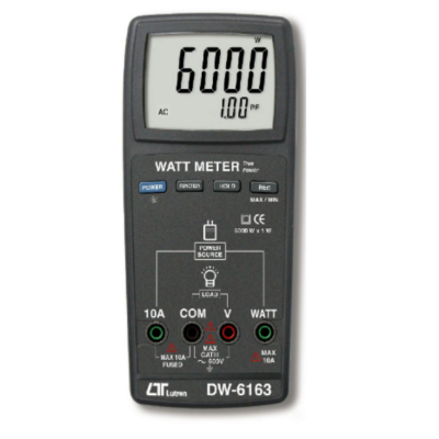 Testermeter- DW-6163 Watt Meter Power Factor Measurement Data Hold and Record