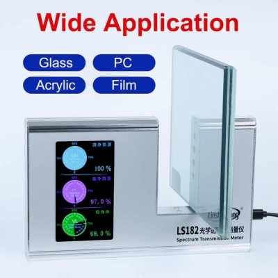 Testermeter- LS182 SHGC TSER Automatic Solar Film Transmission Meter Window Film Tint Tester