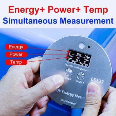 Testermeter- LS137 Integrator Power Puck Radiometer Portable UV Energy Meter Radiometer