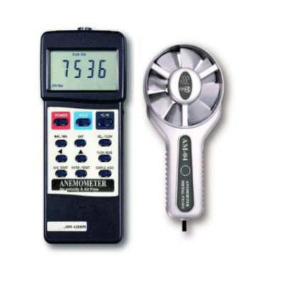 Testermeter- AM-4206M ANEMOMETER Achieve Precision and Versatility with a High-Performance Metal Vane Anemometer