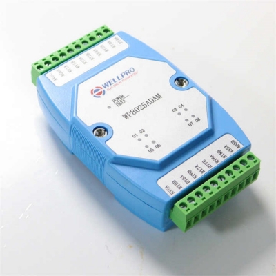 Testermeter- WP8025ADAM 8-Channel Wellpro  RS485 MODBUS RTU Communications relay SPST output module isolated