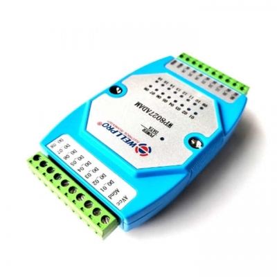 Testermeter- WP8027ADAM 16 channels Digital output module RS485 MODBUS RTU Communications Optocoupler isolated