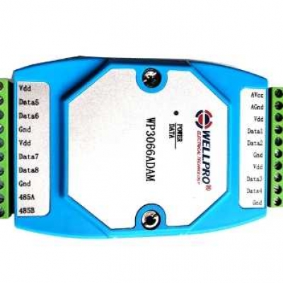 Testermeter- WP3066ADAM 8 Channel  Wellpro RS485 RTU MODBUS Communications Input Temperature Acquisition Module