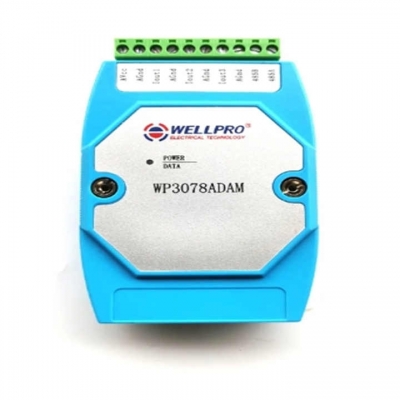 Testermeter- WP3078ADAM Wellpro RS485 MODBUS RTU Communications 4-20MA Digital Input Analog Output Module