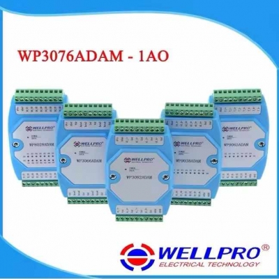 Testermeter- WP3076ADAM WELLPRO RS485 MODBUS RTU Communications 0-20MA / 4-20MA Analog Output Module