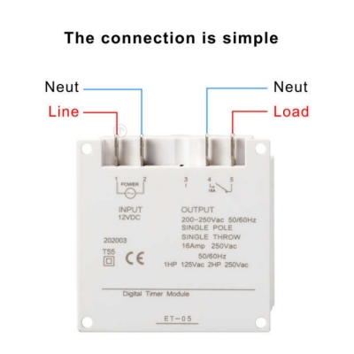 Testermeter- ET-05 110v digital timer switch ac timer delay