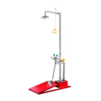 Testermeter-EW190 Vertical Laboratory Stainless Steel Combined Emergency Eye Washer and Safety Shower