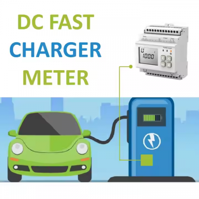 Testermeter-DEV330 DC Fast EV Charging Station Floor Mounted 2 Channel Charger kwh Meter