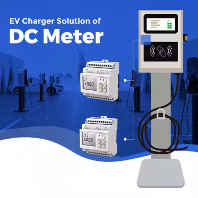 Testermeter-DEV330 DC Fast EV Charging Station Floor Mounted 2 Channel Charger kwh Meter