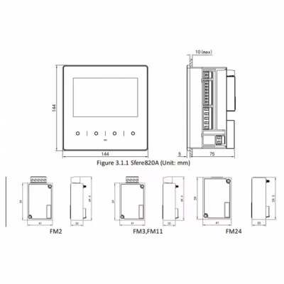 Testermeter-EN50160 Report Multi-function Digital Power Meter Intelligent 3 Phase Meter Panel Instrument Class a Power Quality Analyzer