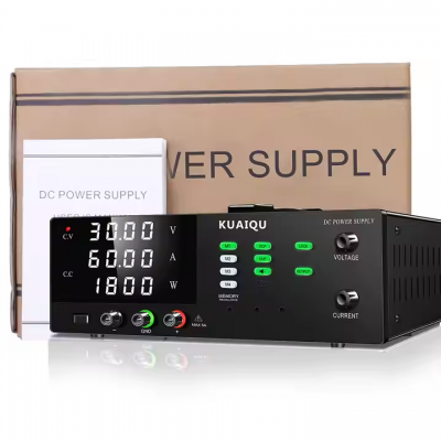 Testermeter-KUAIQU 30V 50A 1500W Switching Power Supply R-SPS3050S Storage Memory OCP OVP Short Circuit Protection Voltage Regulator SMPS