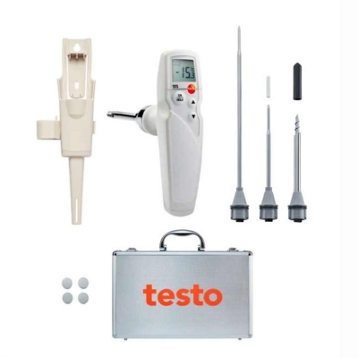Testermeter-Testo 105 Kit - One-hand Thermometer (Order No. 0563 1052) Digital Food Thermometer for Liquid,semi-solid, Frozen Food