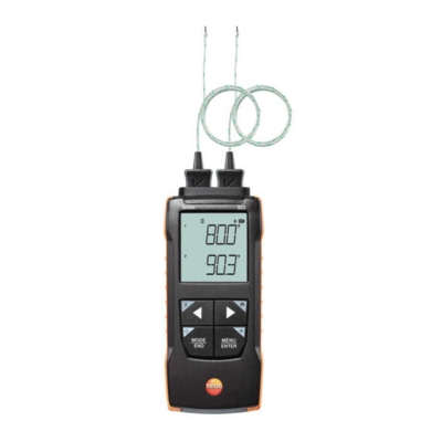 Testermeter-Dual Thermocouple Type K Probes Testo 922 New Version Differential Temperature Measuring Instrument