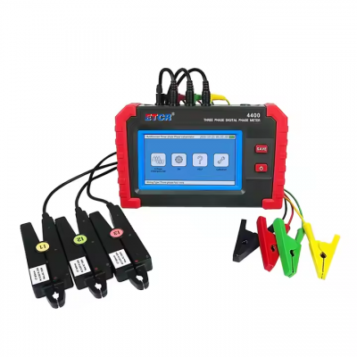 Testermeter-ETCR4400 Automatic Measurement Possible Colorful Touch Screen 3-Phase Phase Voltammeter